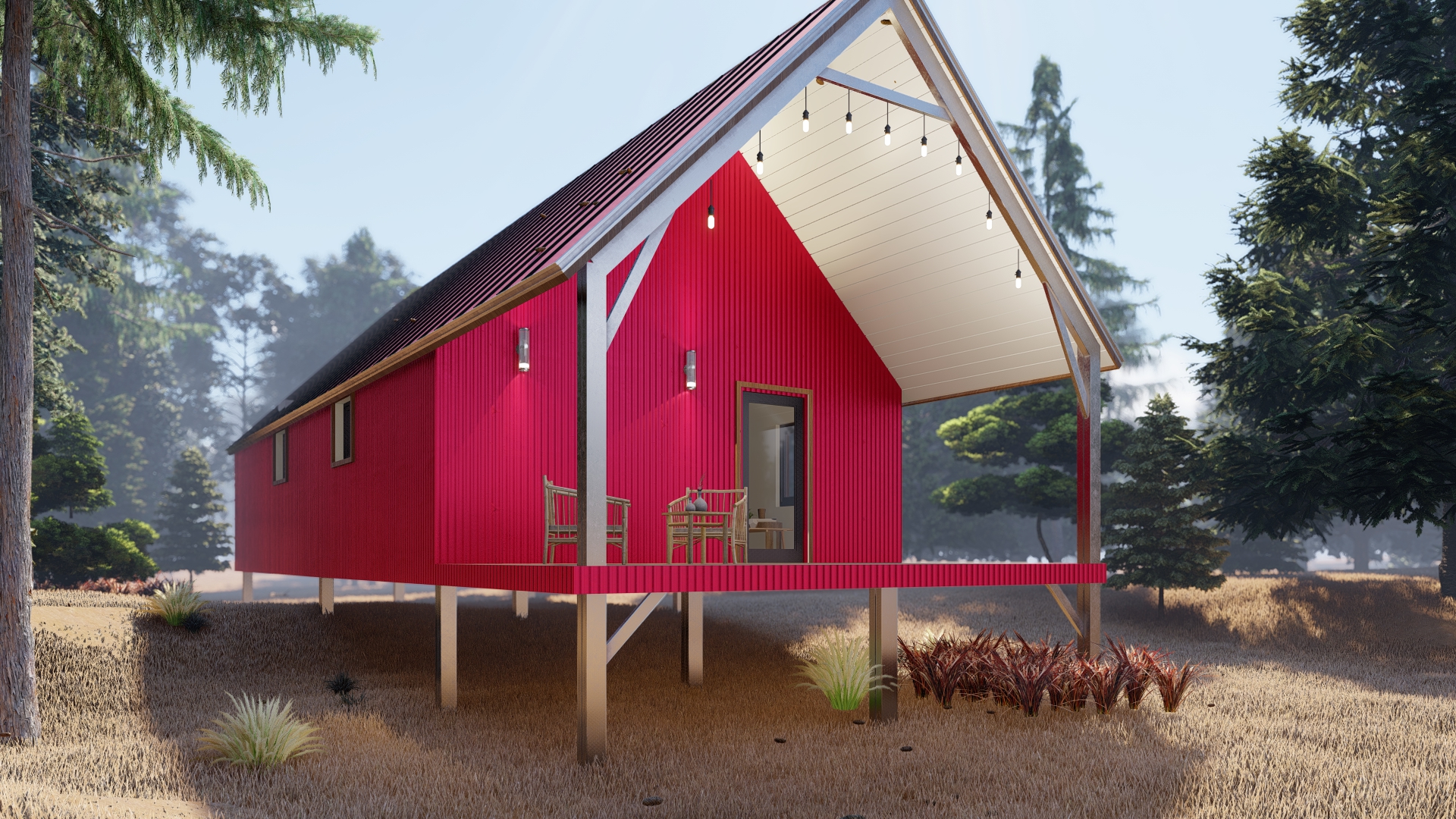 00_steel-eco-tiny-cabin-02-red