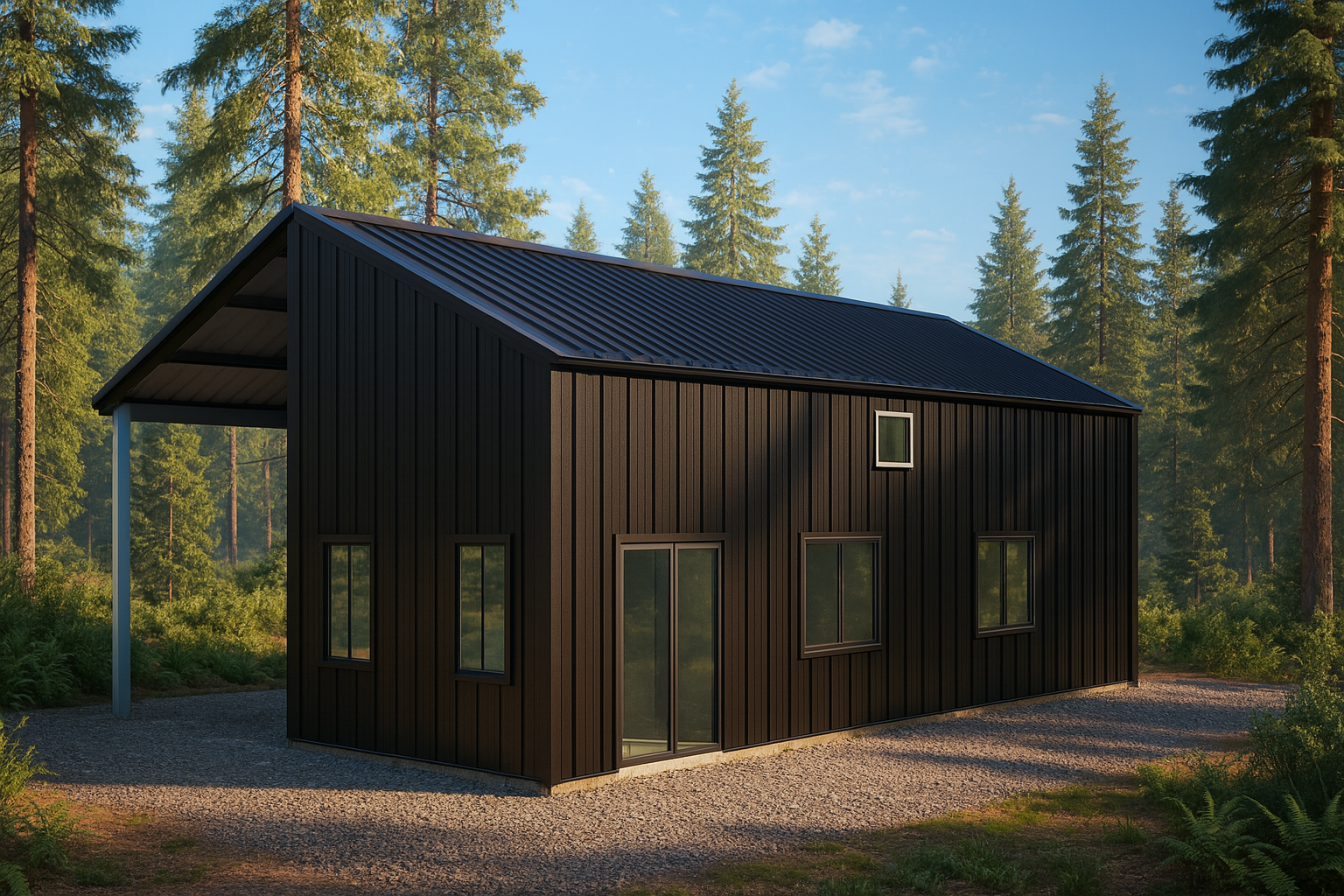 15-x-50-2-story-gable-barndominium-rv-storage