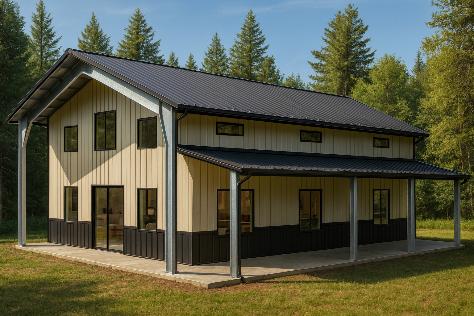 30-x-40-gable-roof-double-leanto-barndominium-kitrender