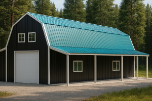 36-x-60-gambrel-roof-double-leanto-rv-garage-kit